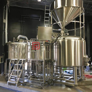 CE PED sertifisert 1000L Micro Beer Bryggeriutstyr med gjæringstanker 3 skip Brewhouse